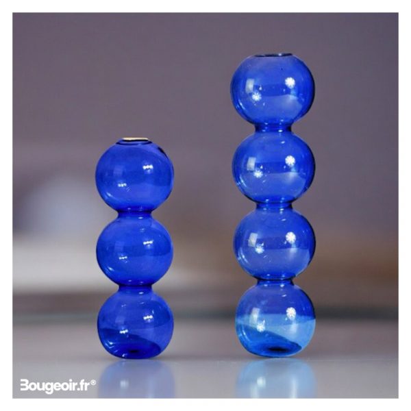 bougeoir-en-verre-bleu-bulle